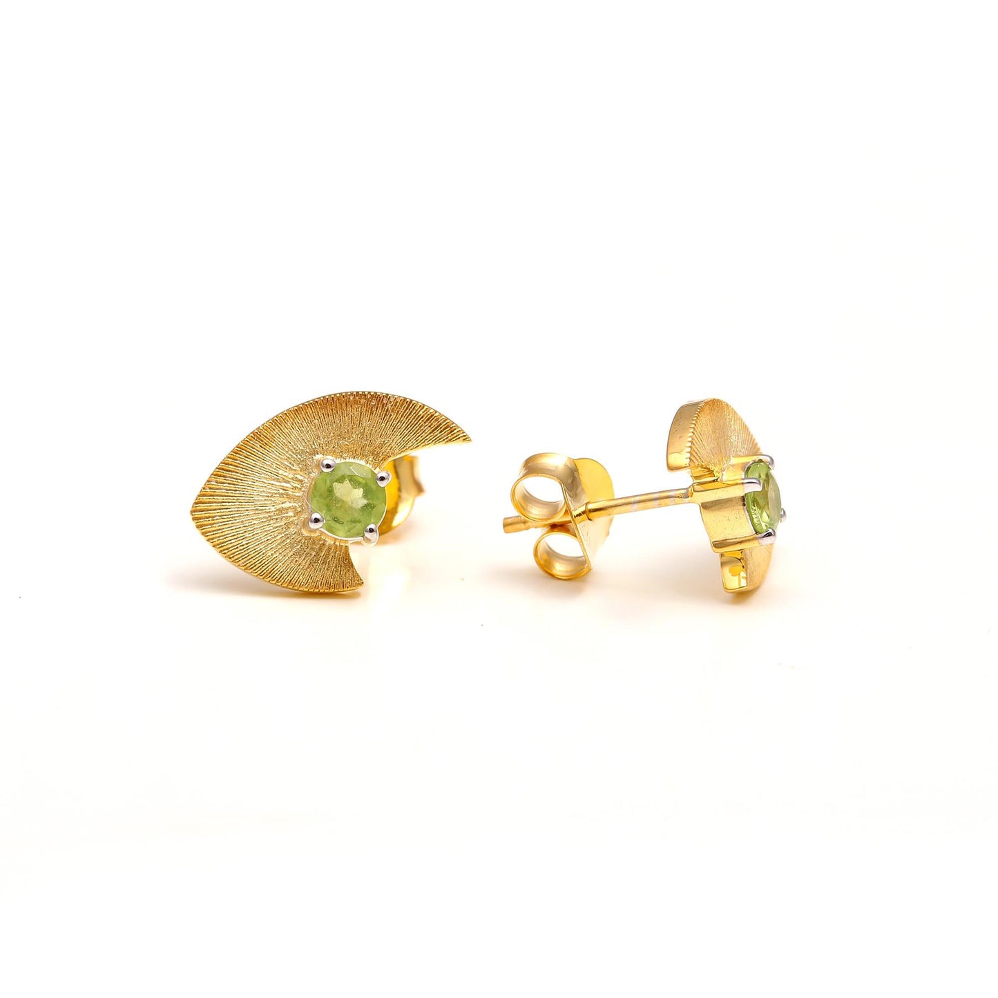 Peridot Stud Earrings