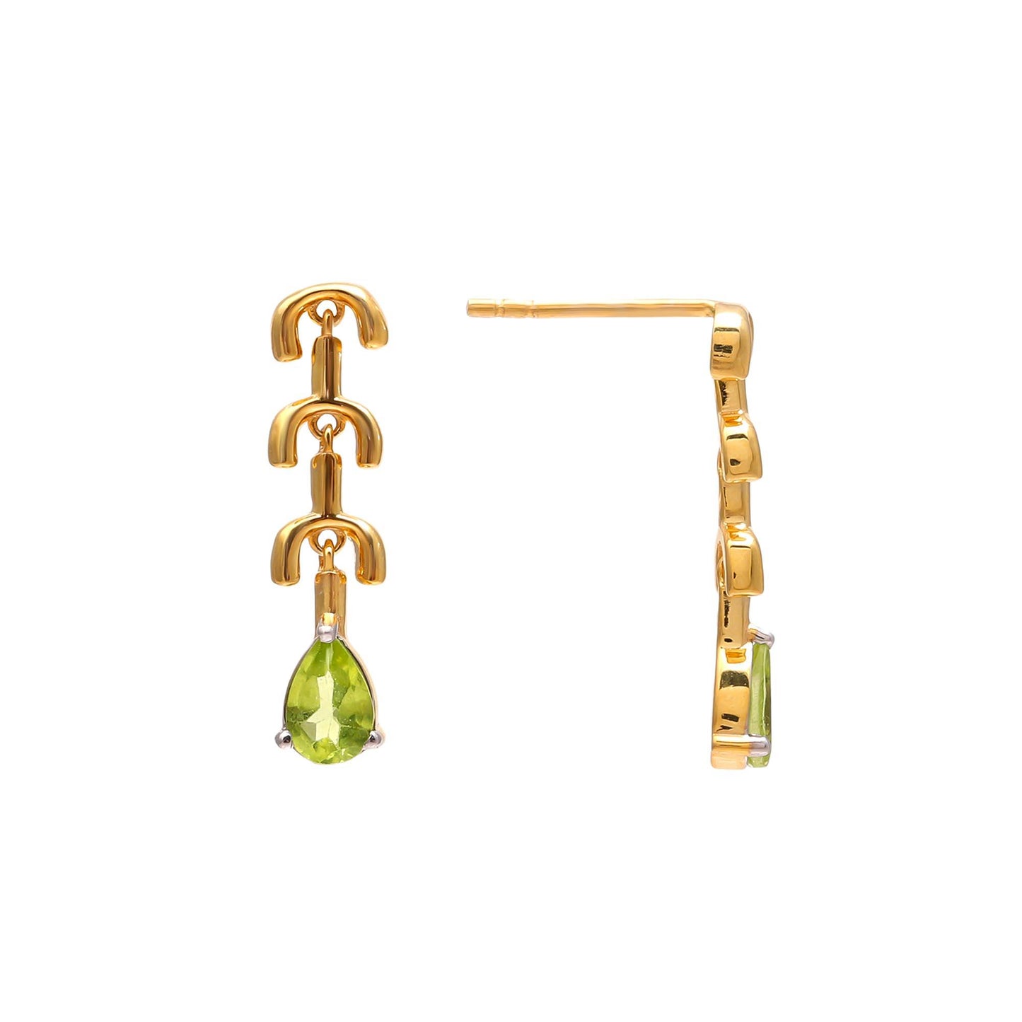 Peridot Drop Earrings