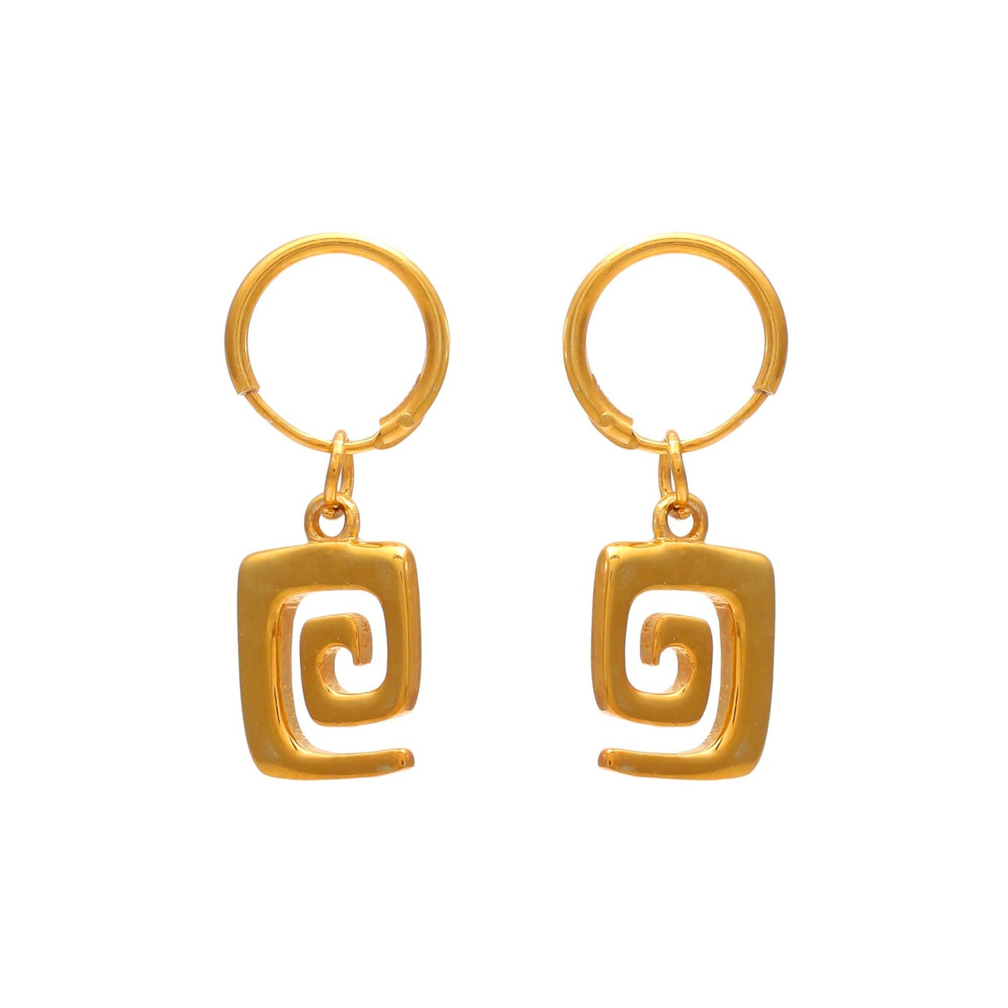 Spiral Muse Hoops