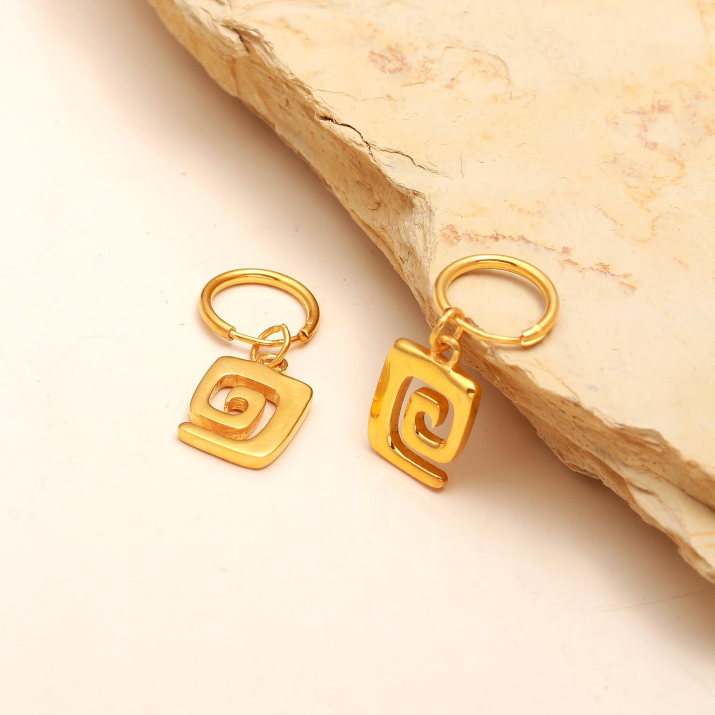 Spiral Muse Hoops