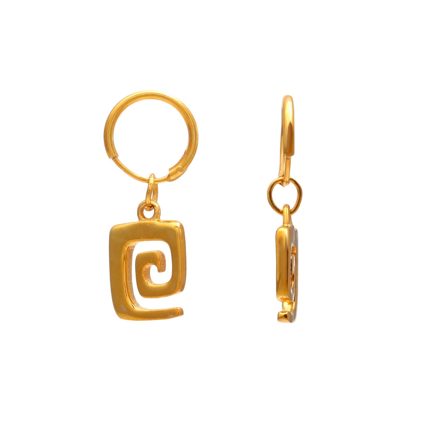 Spiral Muse Hoops