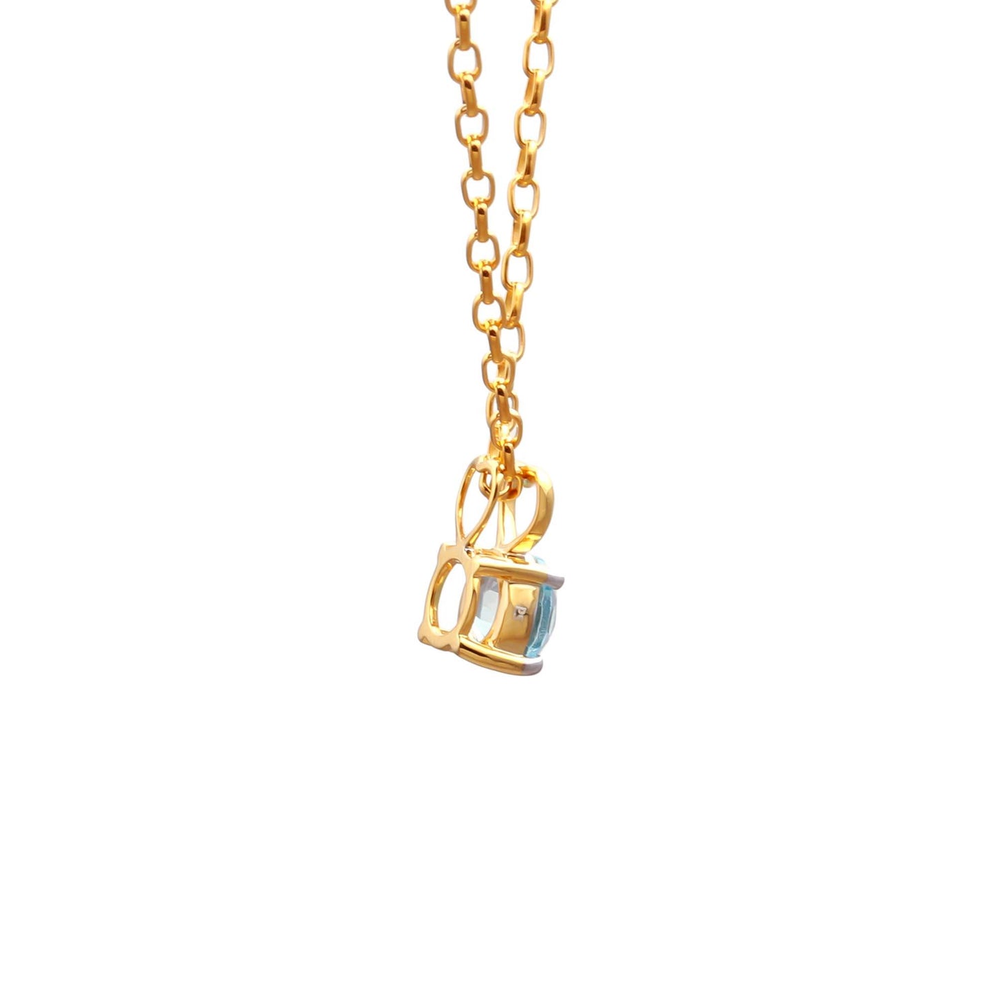Classic Blue Topaz Pendant