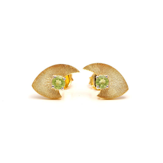 Peridot Stud Earrings