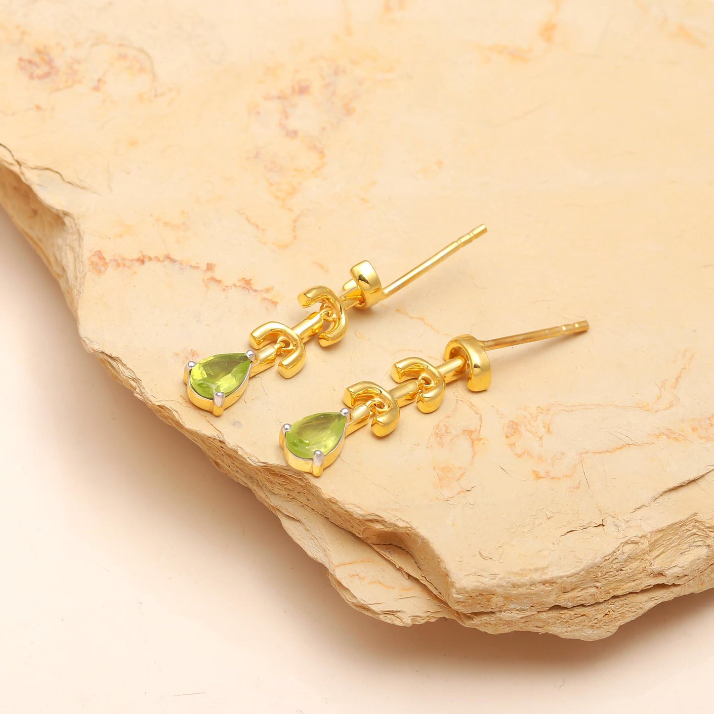 Peridot Drop Earrings
