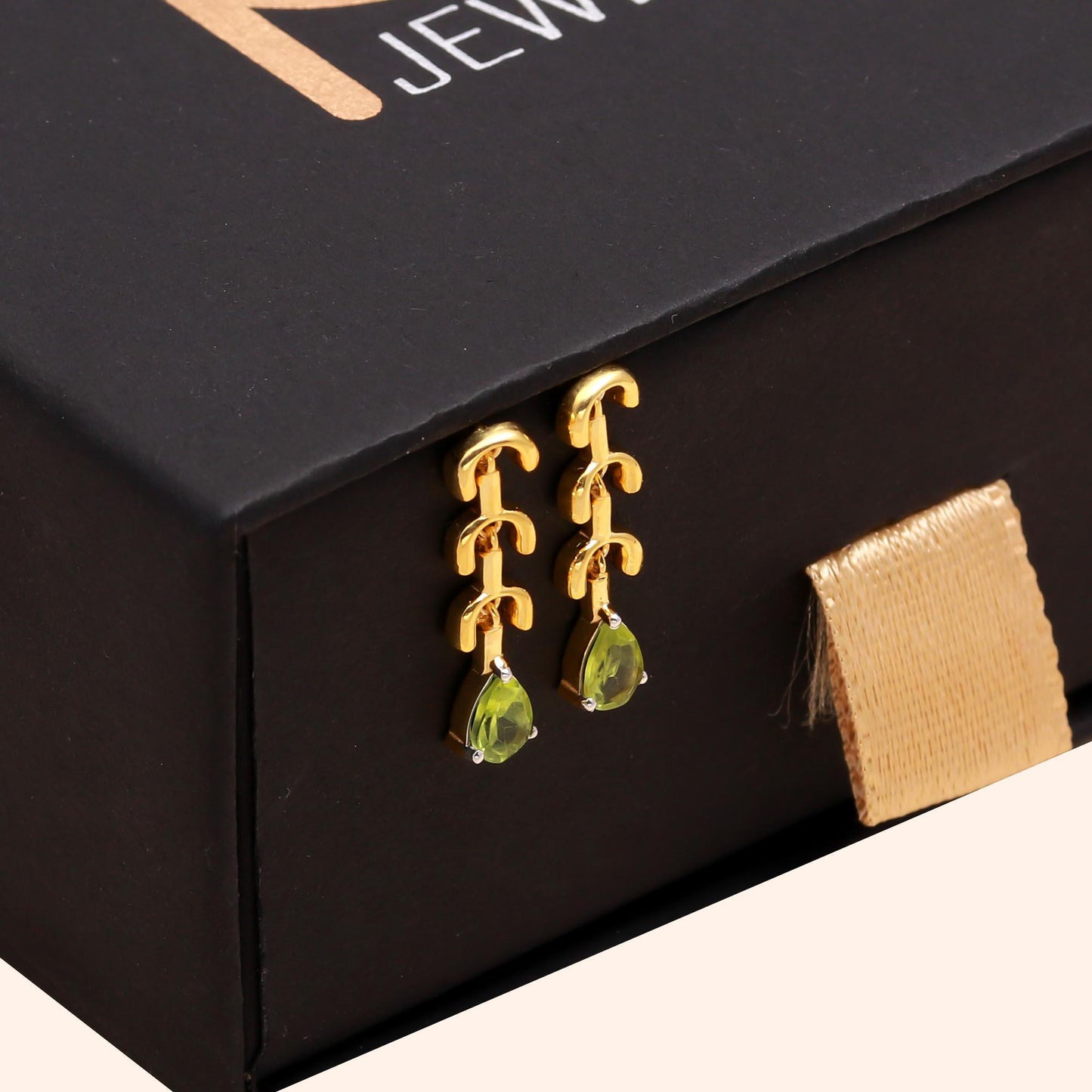 Peridot Drop Earrings