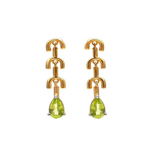 Peridot Drop Earrings
