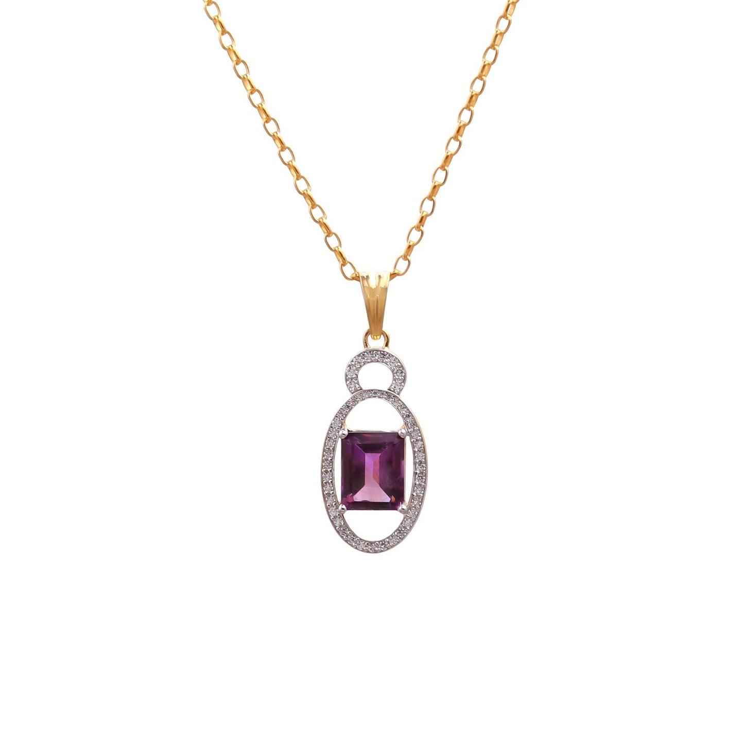 Radiant Amethyst Pendant