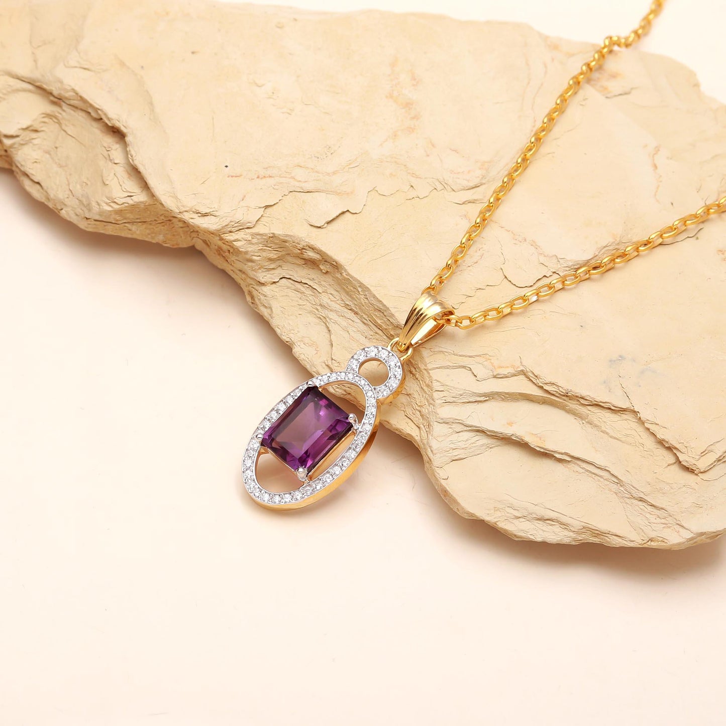 Radiant Amethyst Pendant