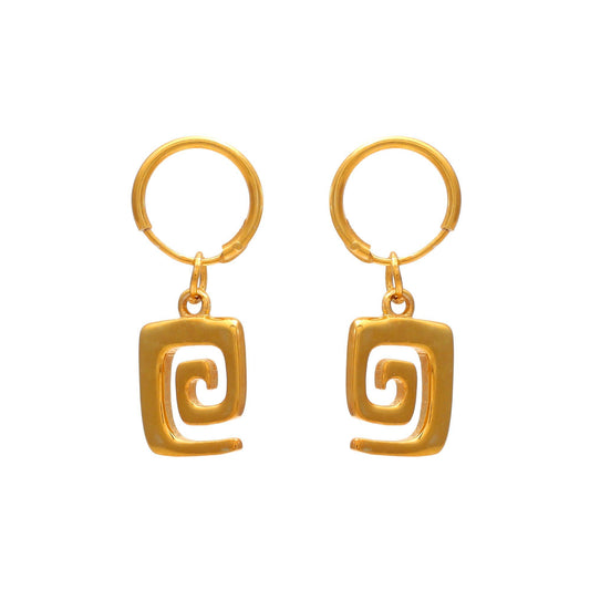 Spiral Muse Hoops